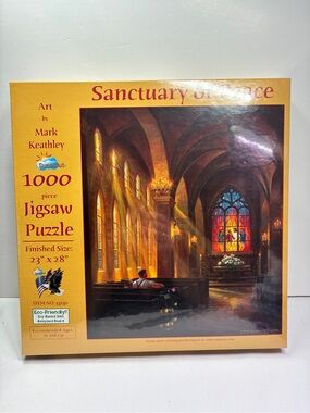 Sanctuary Of Peace 1000 Pc Jigsaw Puzzle, Brand New-Sealed Box!